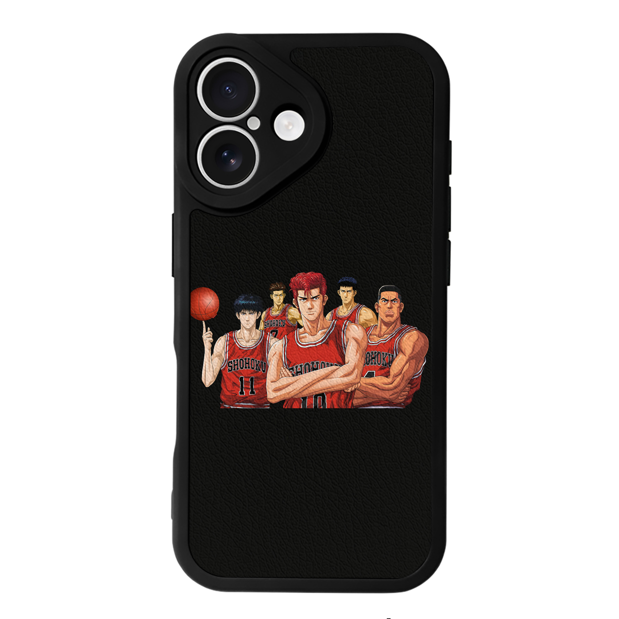 （画像用） SLAM DUNK／スラムダンク 【iPhone 16シリーズ対応】シリコンスマホケース（レザー調） 材質：シリコン